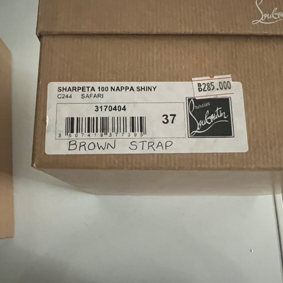 CHRISTIAN LOUBOUTIN Shiny Nappa Sharpeta 100 Pumps - Picture 5 of 5